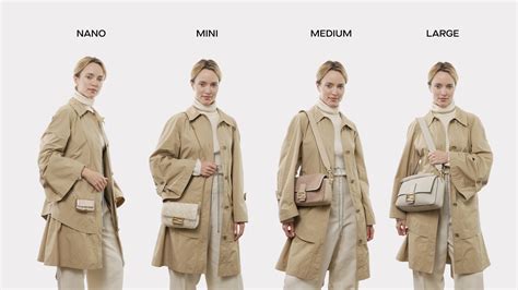 fendi baguette measurements|Fendi bags size guide.